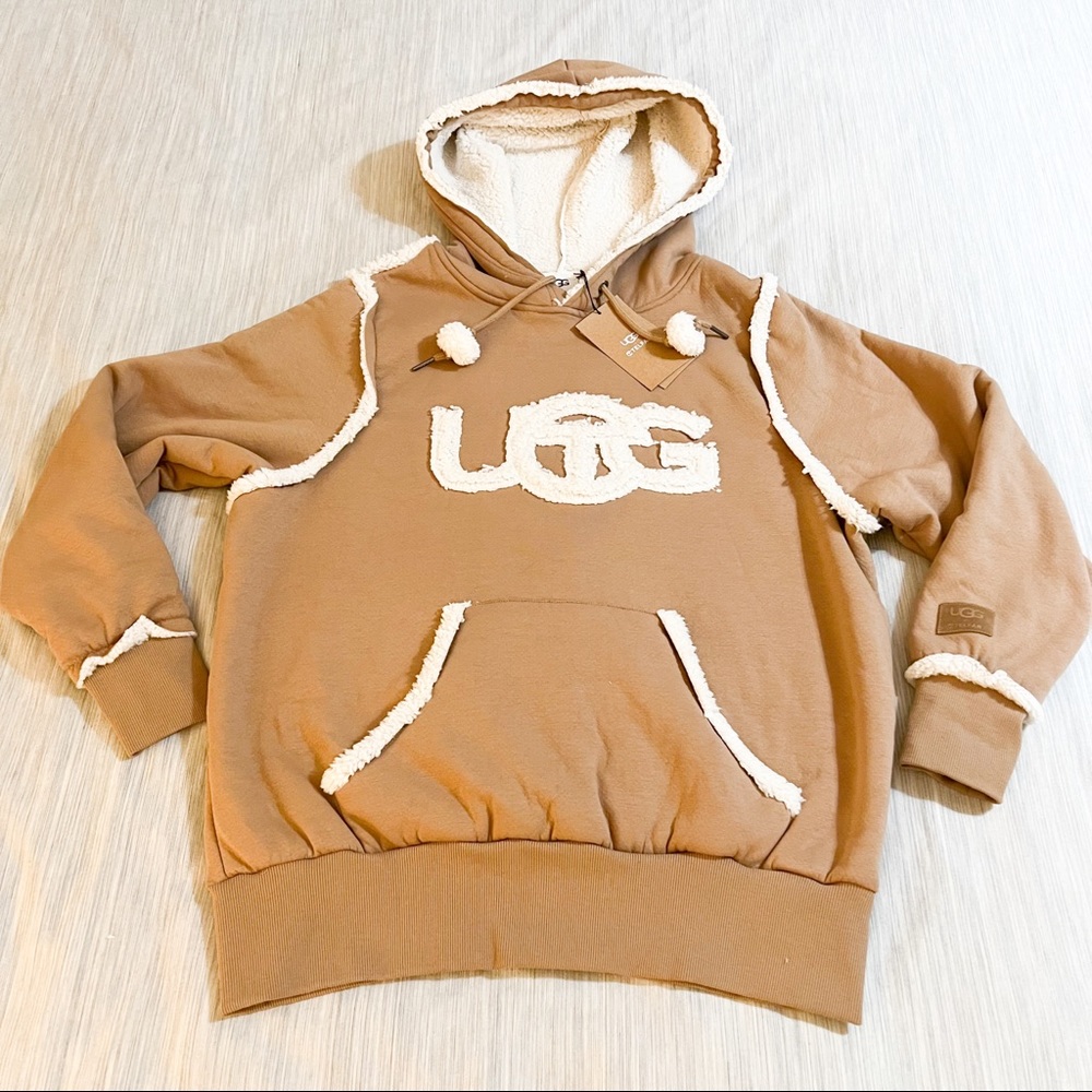 UGG x TELFAR Logo Hoodie in Chestnut NWT -IN HAND 🔥🔥😳 - Picture 2 of 16